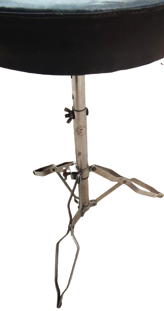 XTREME MUSİCAL INSTRUMENTS GENUINE CEAR BATERİ DAVUL TABURESİ CELİK KROM BOY AYAK AYARLI DÖNER MAFSALLI