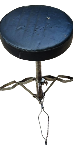 XTREME MUSİCAL INSTRUMENTS GENUINE CEAR BATERİ DAVUL TABURESİ CELİK KROM BOY AYAK AYARLI DÖNER MAFSALLI