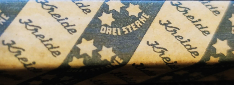 1970 DREISTERNE KREİDE OKULLARDA KULLANILAN TEBEŞİR KARA TAHTASI İÇİN KAGIT AMBALAJINDA ORJİNAL