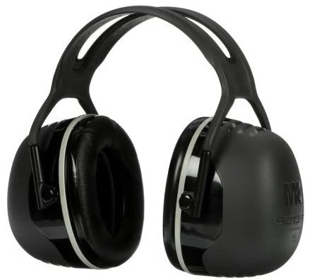 3M PELTOR X5A BAŞ USTU NİŞ GÜVENLİK KULAKLIK SİYAH UNIVERSAL KULAK KORUYUCU ATICILIK GÜRÜLTULU İŞLER İÇİN