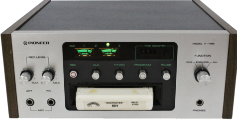 1970 PIONEER H-R100 HR 99 DOLBY STEREO 8 TRAC DEC KARTUŞ KASET KAYIT DOLUM CİHAZI JAPAN