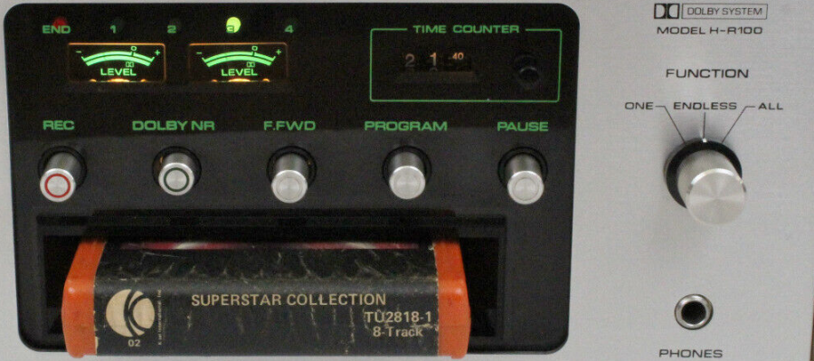 1970 PIONEER H-R100 HR 99 DOLBY STEREO 8 TRAC DEC KARTUŞ KASET KAYIT DOLUM CİHAZI JAPAN