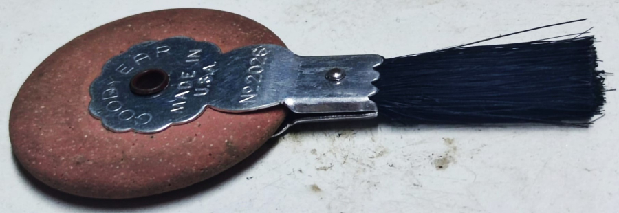 1900 GOODYEAR MADE IN USA  NO 2026 AMERİKAN FIRCALI YUVARLAK OKUL SİLGİ GOODYEAR OTO LASTİK REKLAMLI