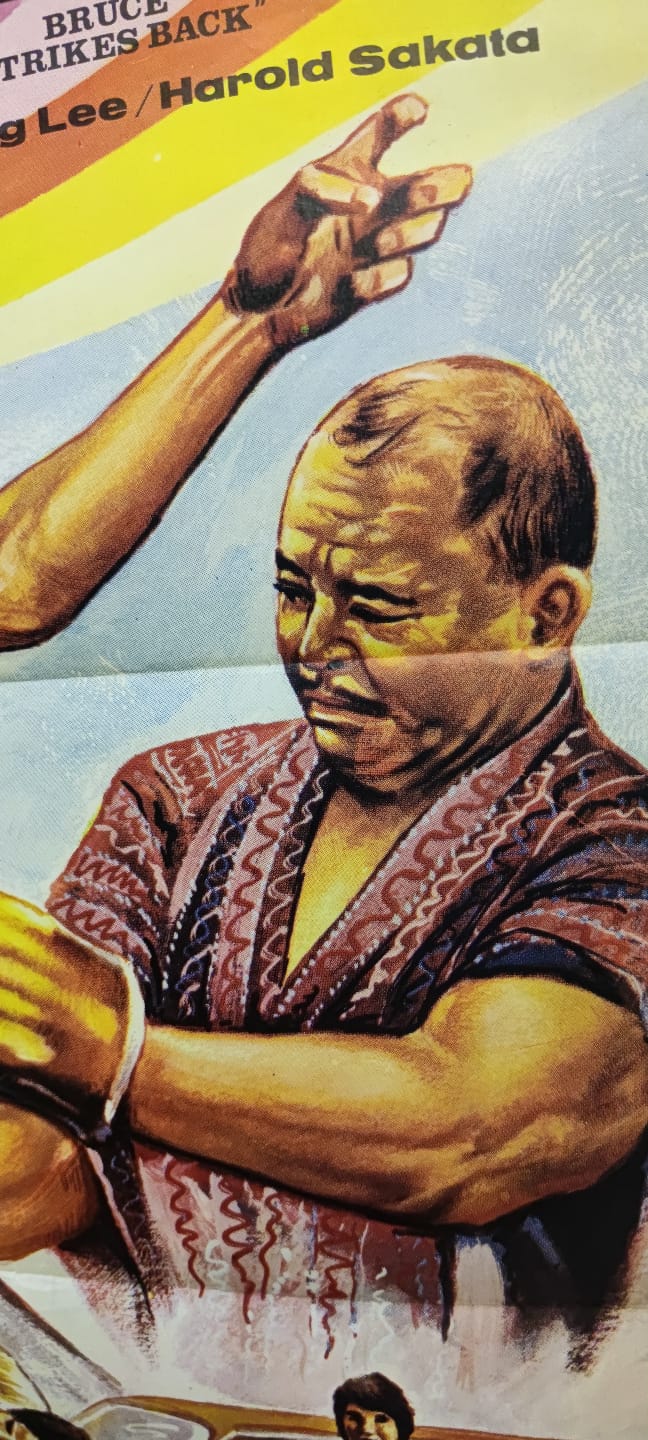 BEN ÖLDÜKCE YAŞARIM  BRUCE LE RENKLİ SİNEMA AFİŞ FİLM GÖSTERİMDE TANITIMINDA ASILARAK KULLANILMIŞDIR   