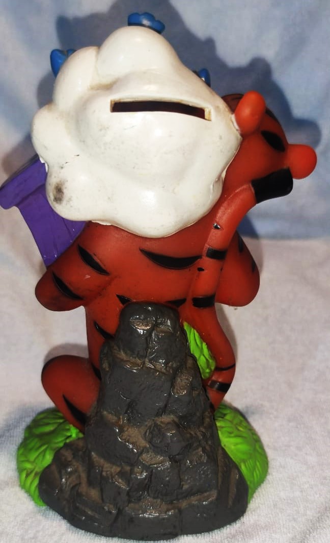 FİNANSBANK PİLASTİK  KAPLAN KUMBARA WİNNİE THE POOH KAHRAMANI DİSNEY KARAKTERİ TİGER LİSANSLI URUN 