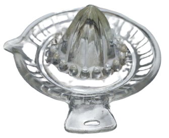 1950 BEYAZ ŞEFFAF SAYDAM RENKDE CAM LİMON PORTAKAL SUYU CIKARICI SIKICI 