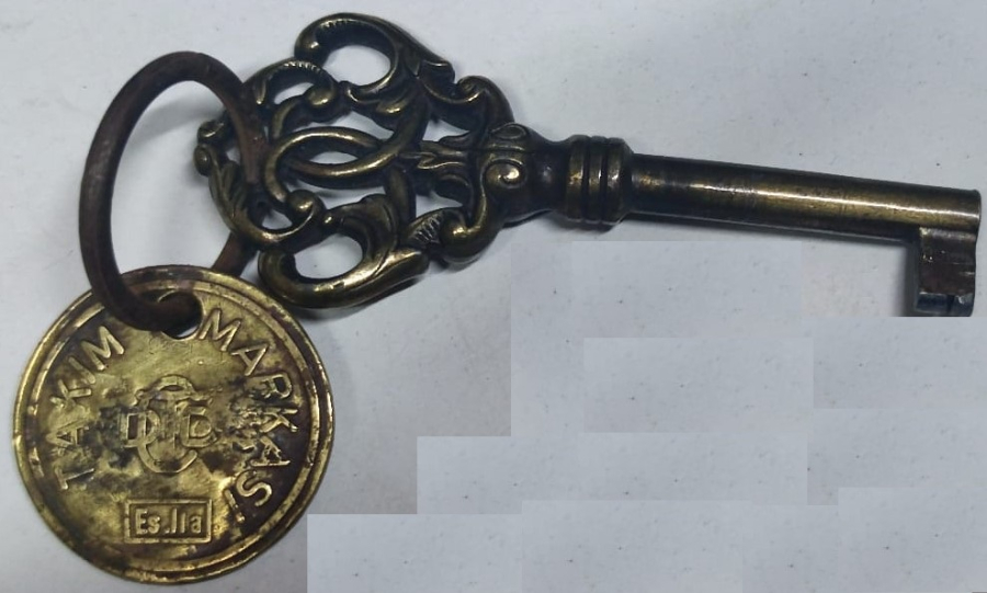 1950 TCDD ESKİŞEHİR FABRİKASI CER ATÖLYESİ  ANAHTARLIK 