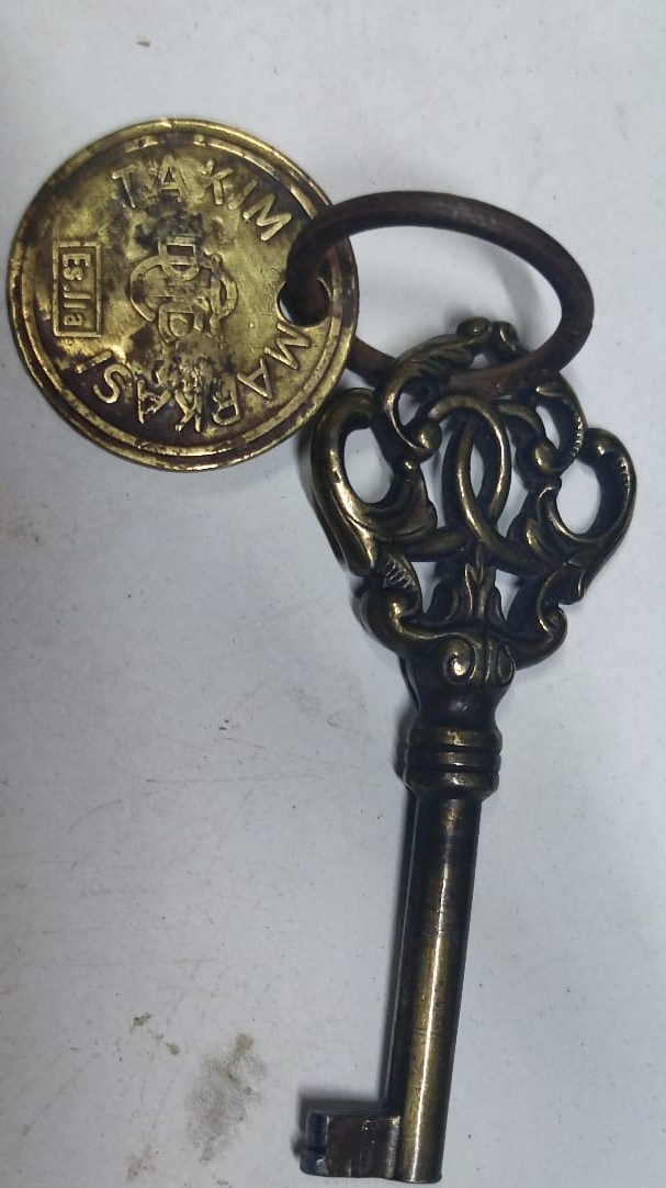 1950 TCDD ESKİŞEHİR FABRİKASI CER ATÖLYESİ  ANAHTARLIK 