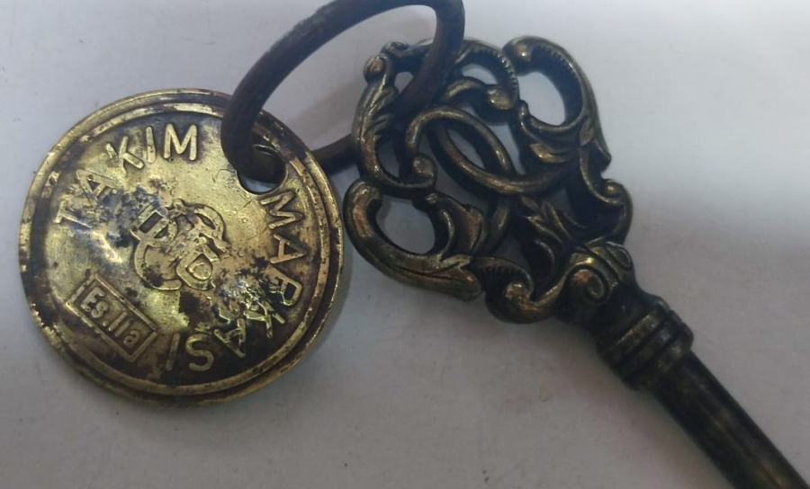 1950 TCDD ESKİŞEHİR FABRİKASI CER ATÖLYESİ  ANAHTARLIK 