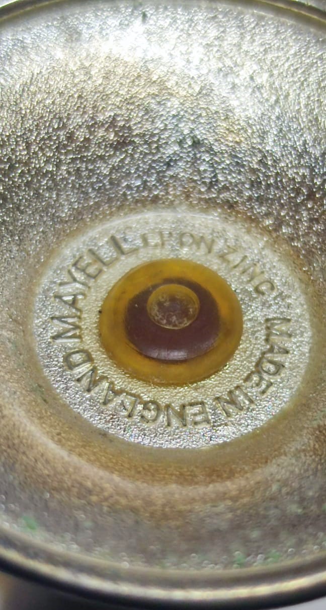 MAYELL EP ON ZİNC MADE IN ENGLAND ALTINDA İNGİLİZ DAMGALI ZİNC ŞAMDAN 2 ADET 