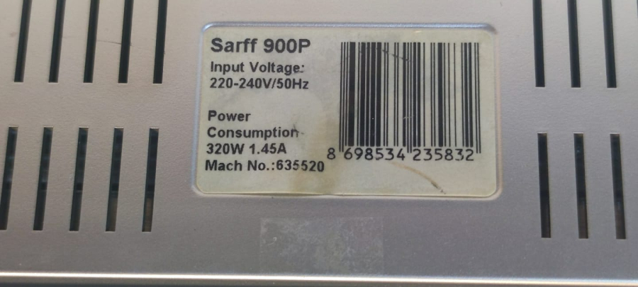 SARFF 900P A4 LAMİNASYON MAKİNESİ 220 VOLT COK AZ KULLANILDI 