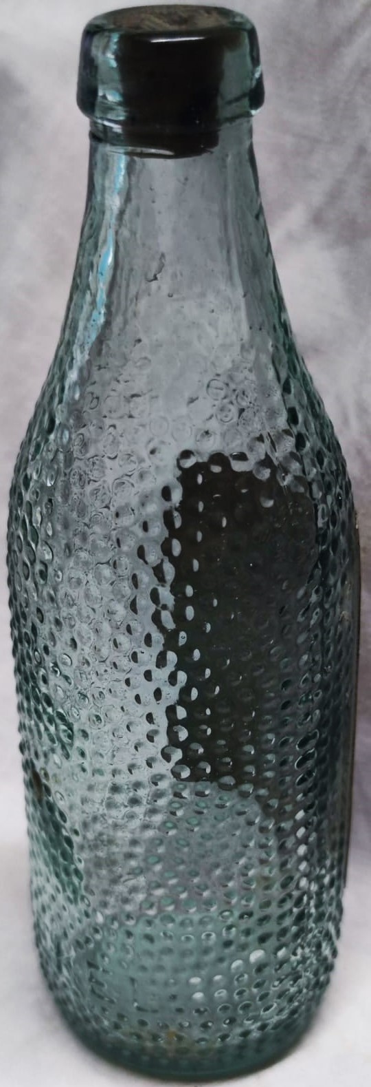 OSMANLI  A.DİRİNOS ECZANE İ KEBİR 25 LİK RAKI ŞİŞESİNDEN ECZA ŞİŞESİ ÖZEL EL YAPIM İLAC KOYULMASI İÇİN ÜC DİLDE YAZILMIŞ ORJINAL ETİKETLİ