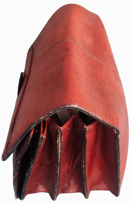 1980 PORTFÖY ELDE TAŞINAN ERKEK CANTA TAMAMI DERİ COK GÖZLÜ FERMUARLI EKSİKSİZ SORUNSUZ