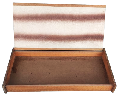 FANTAZİ LOKUM ŞEKERLEME KUTUSU AHŞAP KAPAKLI ÜZERİ EL İŞİ  GÜL RESİMLİ