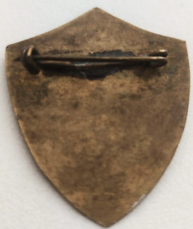 1960 TURKİYE CUMHURİYETİ ASKERİ DENİZCİ YUZBASI CEKET BROVESİ PİRİNC UZERİNE ARKASI İGNELİ