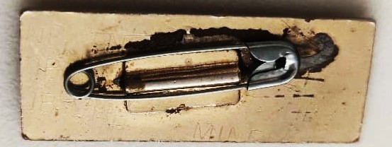 ATATURKUN DOGUMUNUN 100 YIL ANISINA YURT DIŞINDA YAPTIRILMIŞ ROZET SICAK MİNELİ DİKDÖRTGEN FORMDA