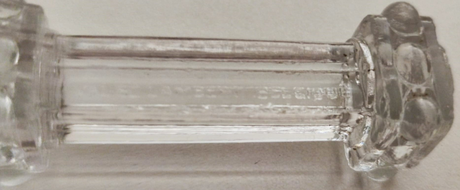 FRANSIZ VİKTORYA DÖNEMİ CRYSTAL İKİ ADET MASA UZERİ BICAK CATAL KASIK DAYAMA STANDI