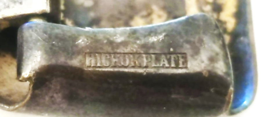 1800 HAFİF USA PİYADE HICKOK PLATE 40 BRONZE  MADE IN USA LEATHER BELT SİLVER PLATE DERİ EL DİKİM TOKALI ERKEK BEL KEMERİ