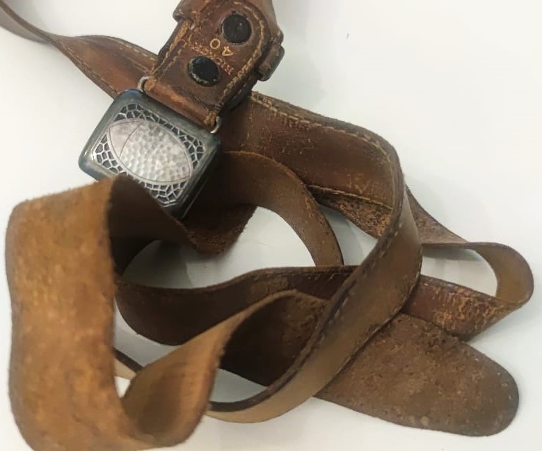 1800 HAFİF USA PİYADE HICKOK PLATE 40 BRONZE  MADE IN USA LEATHER BELT SİLVER PLATE DERİ EL DİKİM TOKALI ERKEK BEL KEMERİ