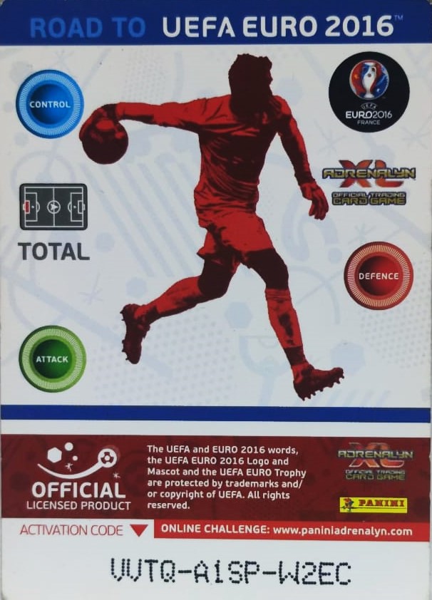 PANİNİ UEFA EURO 2016  HRVATSKA DANIJEL SUBASIC EN İYİ FUTBOLCU OYUNCU KARTI 204 NO 