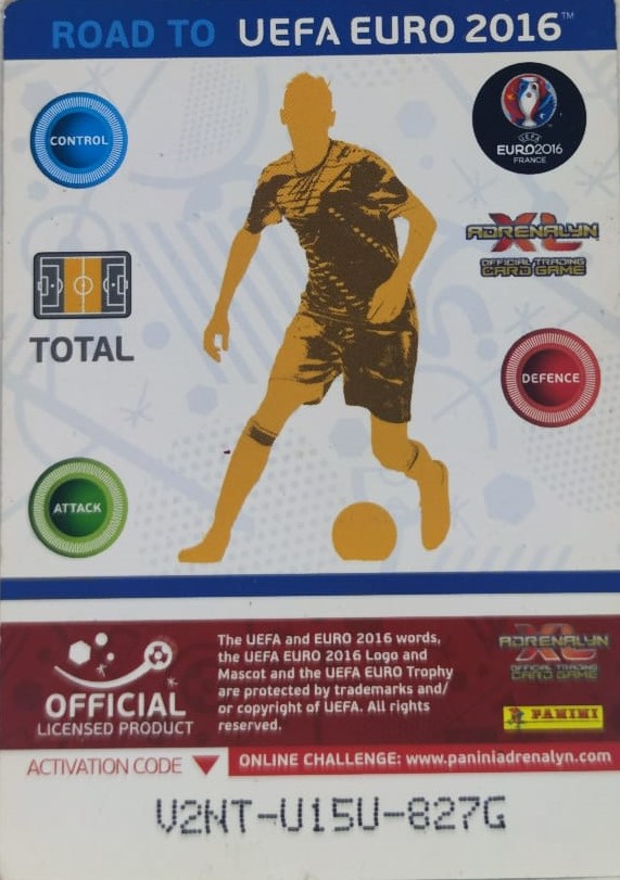  PANİNİ UEFA EURO 2016 ENGLAND JACK WILSHERE EN İYİ FUTBOLCU OYUNCU KARTI 246 NO
