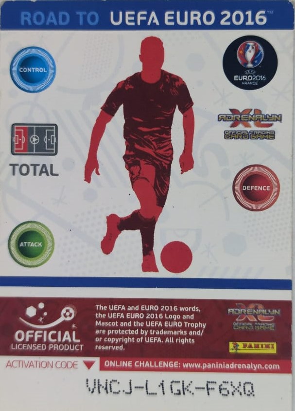 PANİNİ UEFA EURO 2016 SLOVENSKA REPUBLİKA PETER PEKARİK EN İYİ FUTBOLCU OYUNCU KARTI 207 NO