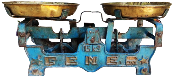 1950 DÖKUM TERAZİ YERLİ FENER MARKA ON BEŞ KİLOLUK KEFELER  PİRİNC OTURAK TERAZİ KEFELER TC DAMGALI TAM TAKIM ORJİNAL