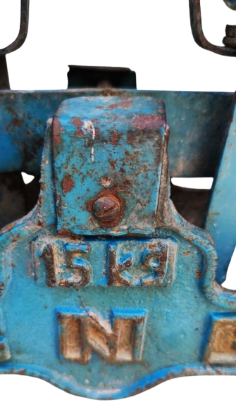 1950 DÖKUM TERAZİ YERLİ FENER MARKA ON BEŞ KİLOLUK KEFELER  PİRİNC OTURAK TERAZİ KEFELER TC DAMGALI TAM TAKIM ORJİNAL