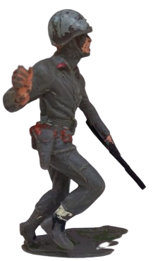 1980 PİLSAN ASKER YERLİ ÜRETİM TURK MALI ASKER KOMANDA MİGFERLİ TÜFEKLİ CİFT KUTUKLUK TABANCALI ŞAVASCI TURK ASKERİ