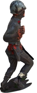 1980 PİLSAN ASKER YERLİ ÜRETİM TURK MALI ASKER KOMANDA MİGFERLİ TÜFEKLİ CİFT KUTUKLUK TABANCALI ŞAVASCI TURK ASKERİ