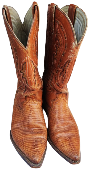 USA AMERİKAN ÖZEL TASARIM COWBOY WESTERN BOOTS KAHVERENGİ KOVBOY CİZME TİMSAH DERİSİ EL DİKİM KOSELE