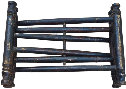 OSMANLI DÖNEMİ AHŞAPTAN MAMÜL EL TORNASINDA CEKİLMİS ACILIR KAPANIR ALTI AYAKLI BİRBİRİNE GECME