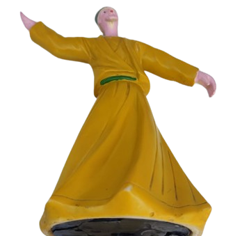 70 Lİ YILLAR SEMA YAPAN MEVLEVİ SEMAZEN DÖNEN DERVİS  GOKTEN ALIP YERE DAGITAN ALT KAİDEDEN KURMALI MUZİKLİ LATARNALI