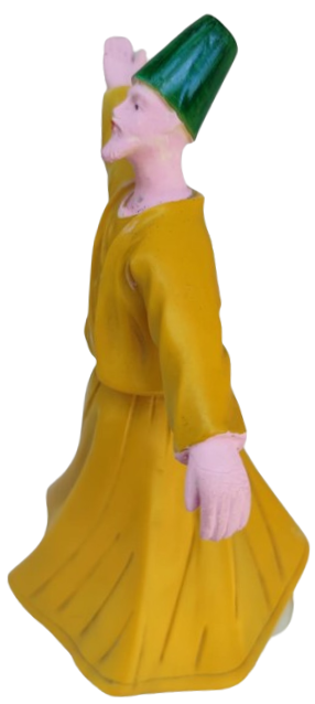 70 Lİ YILLAR SEMA YAPAN MEVLEVİ SEMAZEN DÖNEN DERVİS  GOKTEN ALIP YERE DAGITAN ALT KAİDEDEN KURMALI MUZİKLİ LATARNALI