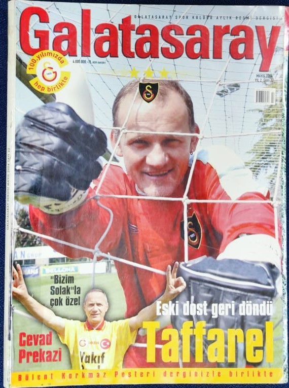 GALATASARAY SPOR KULUBU AYLIK RESMİ DERGİSİ MAYIS 2004 YIL 2 SAYI 22  100. YILIMIZDA HEP BİRLİKDE