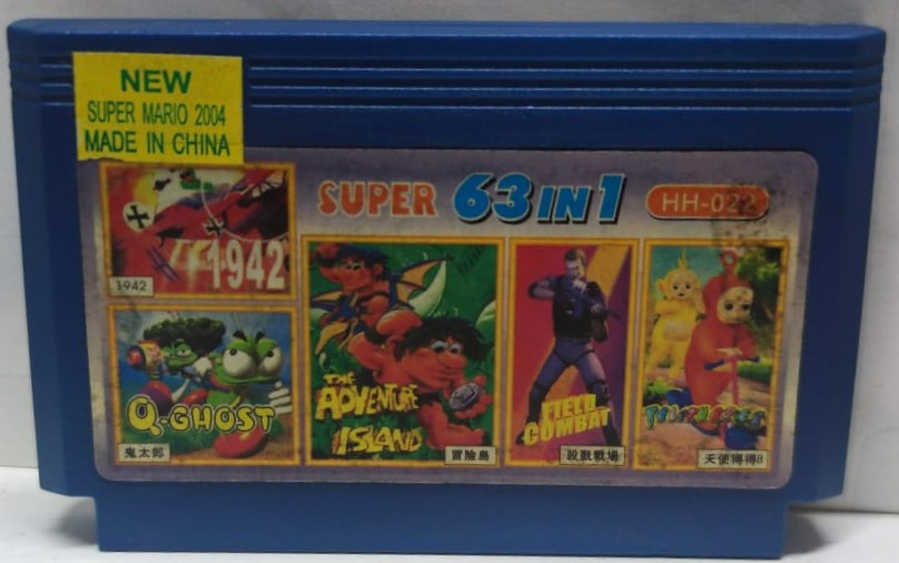 NEW SUPER MARIO 2004  SUPER 63 IN1 TUM KARISIK OYUNLAR   ATARİ OYUN KASETİ.GAME STAR SUPER TV GAMES