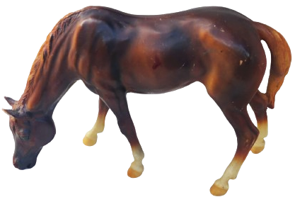 1970 BREYER HOLONG CO USA  BREYER GELENEKSEL OTLAYAN KISRAK KESTANE RENK NADİR AT