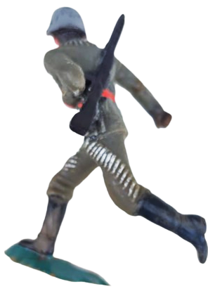 1980 PİLSAN ASKER YERLİ ÜRETİM TURK MALI KOSAN  KOMANDA ASKER BASI MİGFERLİ OMUZUNDA PİYADE TÜFEK KEMERİ MATARALI ŞAVASCI TURK ASKERİ