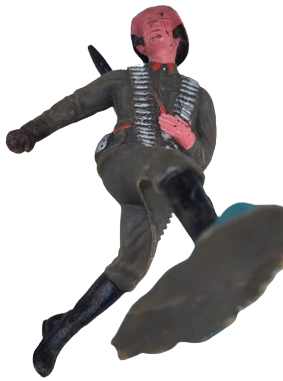 1980 PİLSAN ASKER YERLİ ÜRETİM TURK MALI KOSAN  KOMANDA ASKER BASI MİGFERLİ OMUZUNDA PİYADE TÜFEK KEMERİ MATARALI ŞAVASCI TURK ASKERİ