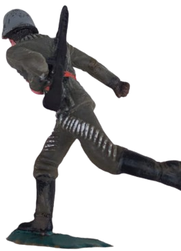 1980 PİLSAN ASKER YERLİ ÜRETİM TURK MALI KOSAN  KOMANDA ASKER BASI MİGFERLİ OMUZUNDA PİYADE TÜFEK KEMERİ MATARALI ŞAVASCI TURK ASKERİ