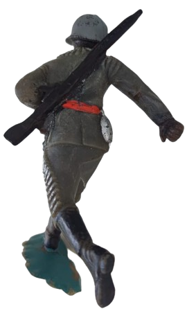 1980 PİLSAN ASKER YERLİ ÜRETİM TURK MALI KOSAN  KOMANDA ASKER BASI MİGFERLİ OMUZUNDA PİYADE TÜFEK KEMERİ MATARALI ŞAVASCI TURK ASKERİ