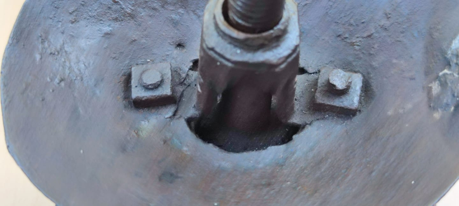 OSMANLI USTA EL İSİ YAPIMI KOMPLE MASİF AHŞAP KISMI İSLEMELİ KAHVE DEGİRMENİ CANAK KISMI GÖGME DEMİR 