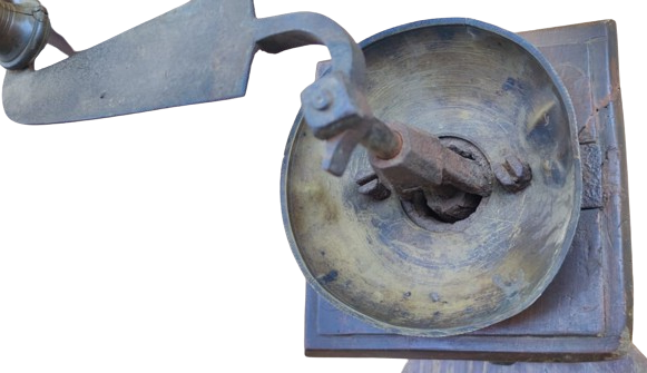 OSMANLI USTA İSİ EL YAPIMI KOMPLE MASİF AHŞAP KAHVE DEGİRMENİ CANAK KISMI PİRİNC MEKANİK KOL CEVİRMELİ ON TEK CEKMECELİ 