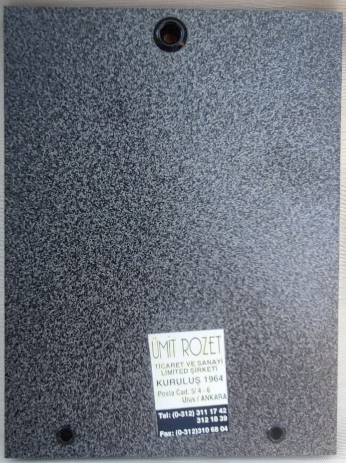 T.C.B DENİZ HARP OKULU  YUK. MUH  BİNBASI ŞAHİN FERCAN NA VERİLEN 1981 1987 HİZMET ANI ŞİLT