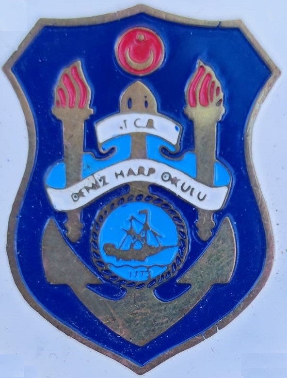 T.C.B DENİZ HARP OKULU  YUK. MUH  BİNBASI ŞAHİN FERCAN NA VERİLEN 1981 1987 HİZMET ANI ŞİLT