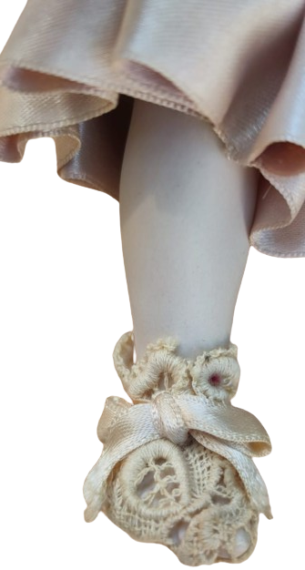 L'ARCOBALENO TOYS  BABY PORCELAİN MARCHIO DI FABBRICA SERTİFİKALI PANTOLON YELEK ELBİSELİ İTALYAN TAS BEBEK