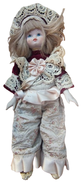 L'ARCOBALENO TOYS  BABY PORCELAİN MARCHIO DI FABBRICA SERTİFİKALI PANTOLON YELEK ELBİSELİ İTALYAN TAS BEBEK