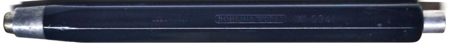 CZECHOSLOVAKIA BOHEMIA WORKS METAL MEHANIKAL PENCIL 5348 USTEN BASMALI METAL DEİSEBİLİR 5,6 MM COK RENKLİ UCLU KURSUN KALEM