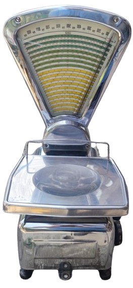 1970 WARTBURG ALMAN İBRELİ TERAZİ TEK KEFELİ ÜZERİ AYAR DAMGALI HER TARAFI KROMCELİK CALISAN ON ARKA CAMLI KADRAN 