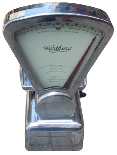 1970 WARTBURG ALMAN İBRELİ TERAZİ TEK KEFELİ ÜZERİ AYAR DAMGALI HER TARAFI KROMCELİK CALISAN ON ARKA CAMLI KADRAN 